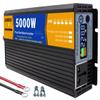 Pure Sine Wave Power Inverter 12V/24V DC to 110V/220V AC Converter 3000W 4000W 5000W 6000W 8000W Intelligent Safe Protections with LCD Display, AC Outlets , for Home RV Solar System ,5000W-12Vto220V view 1