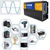 Pure Sine Wave Power Inverter 12V/24V DC to 110V/220V AC Converter 3000W 4000W 5000W 6000W 8000W Intelligent Safe Protections with LCD Display, AC Outlets , for Home RV Solar System ,5000W-12Vto220V view 3