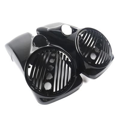 WYNMOTO 8" Speaker Lids w/Tweeter Port Compatible for Harley 1994-2013 Touring Models Hard Saddlebags