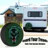 Spare Tire Covers for RV Trailer Angry Panther Weatherproof Dustproof Universal for SUV, Camp, and Towable Vehicles 12" 13" 14" 15" 16" 17 Inch view 2