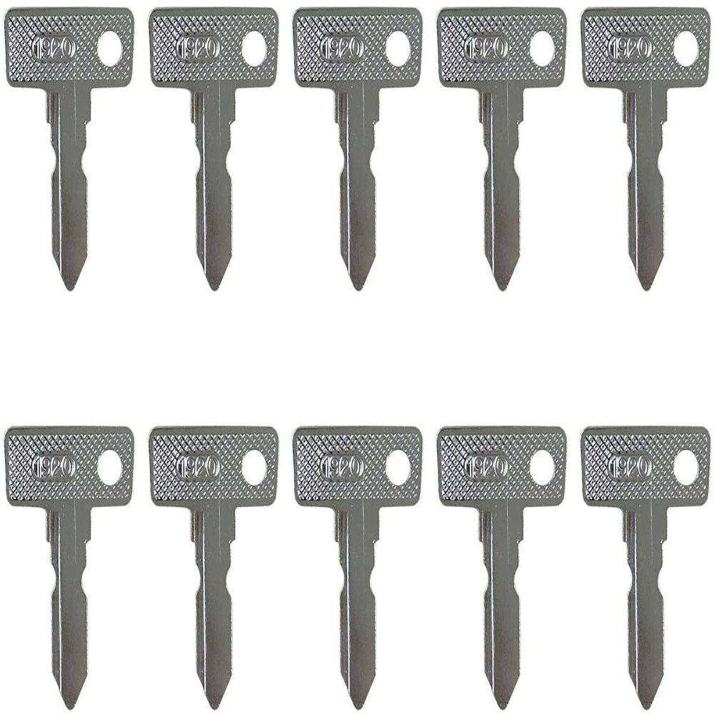 1012505 10Pcs Golf Cart Ignition Keys Compatible with Club Car DS Compatible with Club Car Precedent Gas Electric Golf Cart