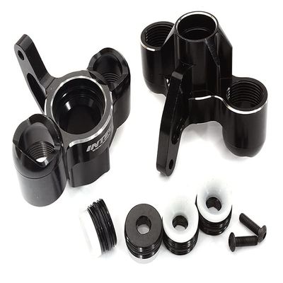 Black Billet Machined Steering Knuckles for Arrma 1/8 Kraton 6S BLX V5 AR330505