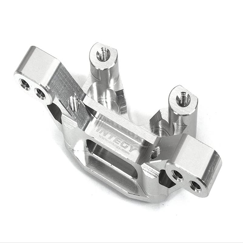 Integy Billet Machined Alloy Camber Block for Losi 1/10 22S Drag, ST & SCT - Silver