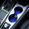 GaRhomxy Car Cup Holder Coaster, Universal Non-Slip Recessed Flower Shaped Cup Holders, Cute Car Accessories Interior for Women and Man Interior Sets 4 Pack (Blue) view 4