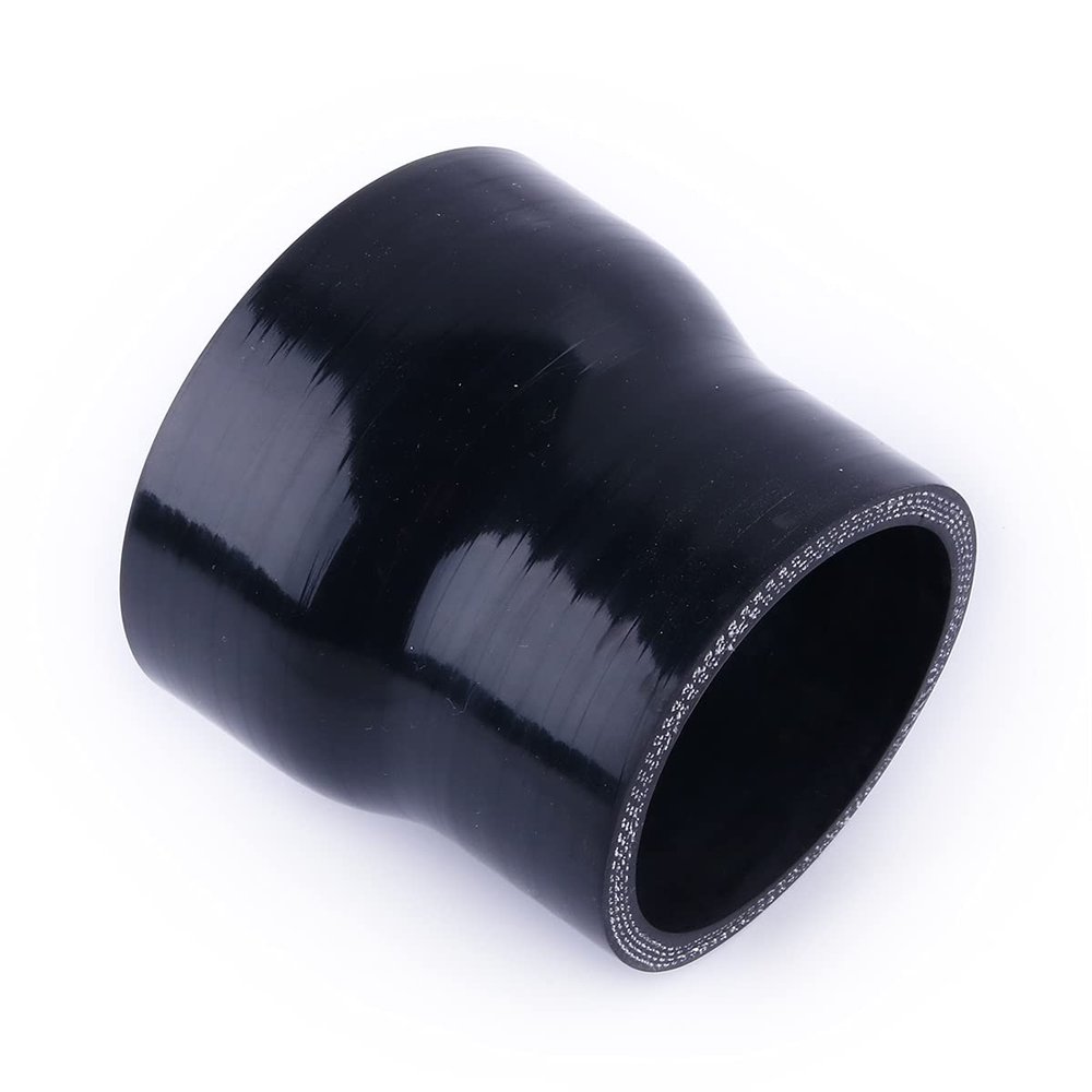 JOIUYOLJ ID 2.5(64mm)-3(76mm) Silicone Straight Reducer Hose,4-Ply High Performance Reinforced Silicone Coupler Hose Pipe,Length 3"(76mm),Wall Thickness 5.4mm for Turbo/Intercooler/Intake Piping