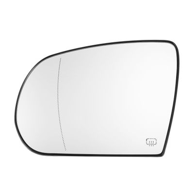 X AUTOHAUX Car Left Rearview Heated Side Mirror Glass for Jeep Cherokee 2014-2019 68228919AA 68228913AA Replacement Heated Mirror Glass with Backing Holder
