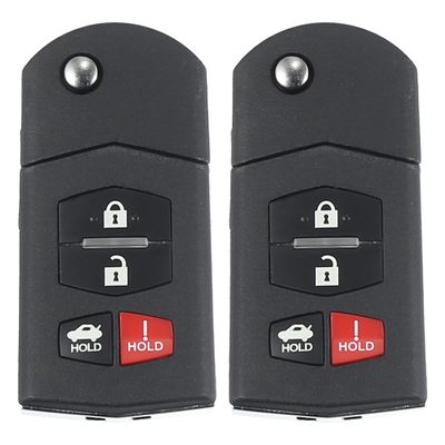 X AUTOHAUX 2x BGBX1T478SKE125-01 315MHz Car Key Fob for Mazda 3 Seden 10-13