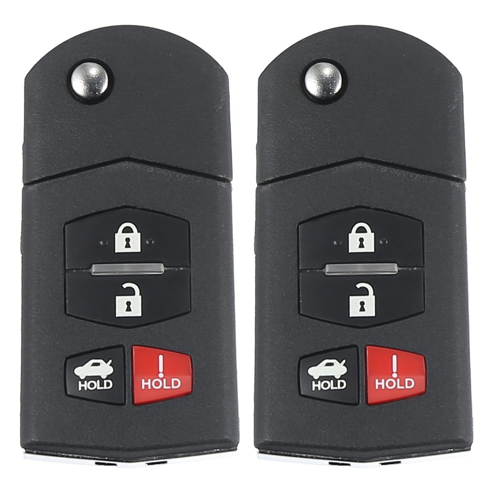 X AUTOHAUX 2x BGBX1T478SKE125-01 315MHz Car Key Fob for Mazda 3 Seden 10-13