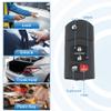 X AUTOHAUX 2x BGBX1T478SKE125-01 315MHz Car Key Fob for Mazda 3 Seden 10-13 view 3