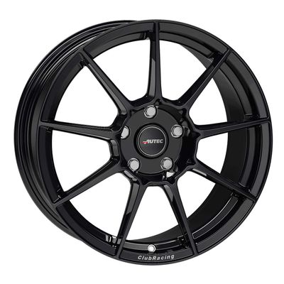 Autec rim CLUBRACING 7.5x17 ET33 5x110 Schwarz compatible with Alfa Romeo Giulia Giulietta