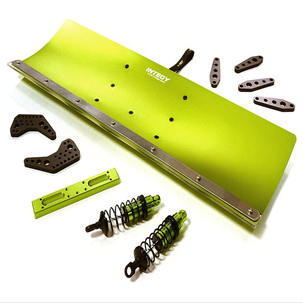 Integy Alloy Machined 400mm Snowplow Kit for Losi 1/10 Lasernut U4 4WD Brushless RTR