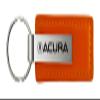 AU-TOMOTIVE GOLD Rectangular Leather Key chain for Acura (Orange) view 1