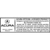 AU-TOMOTIVE GOLD Rectangular Leather Key chain for Acura (Orange) view 2