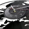 Bedroom Motorcycle Wall Clock Vinyl Record Motorbike Car Bike Riding Vinyl Record Night Light Clock for 12" (30cm) view 2