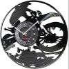 Bedroom Motorcycle Wall Clock Vinyl Record Motorbike Car Bike Riding Vinyl Record Night Light Clock for 12" (30cm) view 3