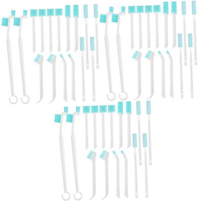 ULTECHNOVO 48pcs Multi-Purpose Shower Cleaning Brush for Household Crevice Cleaner Tool for Bathroom Detailing Brush for Keyboard Bottle