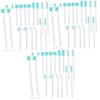 ULTECHNOVO 48pcs Multi-Purpose Shower Cleaning Brush for Household Crevice Cleaner Tool for Bathroom Detailing Brush for Keyboard Bottle view 1