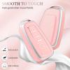 OFFCURVE for Toyota Key Fob Cover Premium Soft TPU Car Key Case Key Holder Fit for 2018-2022 Toyota RAV4 Camry Corolla Avalon C-HR Prius GT86 Highlander Car Smart Key Accessories, Pink view 3