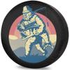 RV Spare Tire Cover Big Foot Fishing Waterproof DustProof Universal for Trailer SUV Van Camp Travel Trailer 12" 13" 14" 15" 16" 17 Inch Wheel view 1