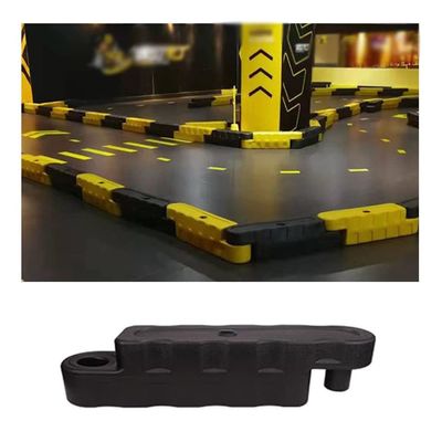 GRRICEPL Go Kart Race Water-Filled Fence, Kids Pedal Cars Barrier Cone for Public Area, Anti-Collision Guardrails for Commercial Event/Outdoor Activity Playground (Color : Black, Size : 100x35x30cm)
