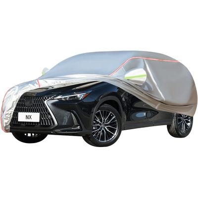 ACHETE Car Covers are Suitable for 2015-2024 Lexus NX 200t/NX 250/NX 300/NX 300h/NX 350/NX 350h/NX 450h+,Water, Rain, Sun and Snow Resistant Oxford Fabric Car Cover,with Side Door Zip (Color : White