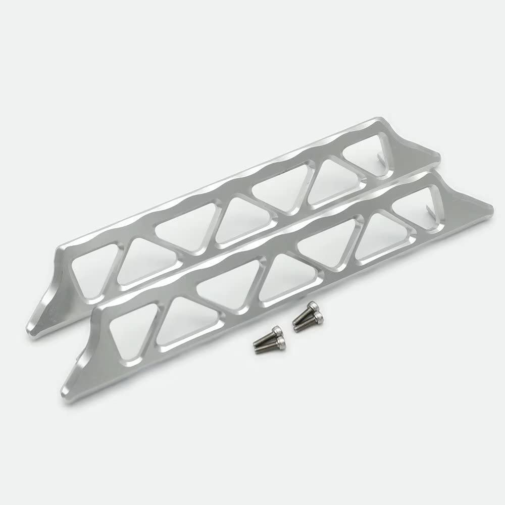 Aluminum Side Trail Bar Nerf Bar - 1PR for Traxxas X-Maxx XMAXX XRT 7723 Silver