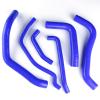 ZAP Performance Silicone Radiator Hose Kit for SUZUKI GSXR 600/750 K6 2006-2009; 3-Ply Silicone Hose, 4.5mm Wall Thickness, 245 PSI Bursting Pressure, -65F to 500F Working Temperature, Blue view 1
