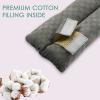 Wumimi Mastectomy Pillow Post Surgery Seat Belt Pillow Cushions Pads Protector for Breast Cancer Port Pacemaker Heart Surgery C-Section Recovery (Light Grey) view 2