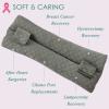 Wumimi Mastectomy Pillow Post Surgery Seat Belt Pillow Cushions Pads Protector for Breast Cancer Port Pacemaker Heart Surgery C-Section Recovery (Light Grey) view 3