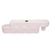 GRRICEPL 1pcs Commercial Playground Pedal Car Racing Lane, Indoor Amusement Park Bumper Car Track, Heavy Drift Field Safety Fencecan Be Filled with Water/Sand (Color : White, Size : 100x20x25cm) view 2