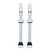 JRC Components 70MM Aluminum Tubeless Valve Stem Kit | Premium Presta Valves with Core Removal Tool | Suitable for Variety of Tubeless Tires: Road, Gravel, XC, Enduro, DH, etc - Silver view 1