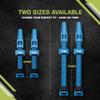 JRC Components 70MM Aluminum Tubeless Valve Stem Kit | Premium Presta Valves with Core Removal Tool | Suitable for Variety of Tubeless Tires: Road, Gravel, XC, Enduro, DH, etc - Silver view 2