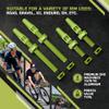 JRC Components 70MM Aluminum Tubeless Valve Stem Kit | Premium Presta Valves with Core Removal Tool | Suitable for Variety of Tubeless Tires: Road, Gravel, XC, Enduro, DH, etc - Silver view 3