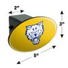GRAPHICS & MORE Fort Valley State University Secondary Logo Oval Tow Hitch Cover Trailer Plug Insert 2" view 3