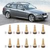 Tubeless Valve Stem, 10PCS TR618A Brass Air Liquid Tire Valve Stems 1 7/8in for Industrial Agricultural Tractor 0.625in Valve Hole view 3