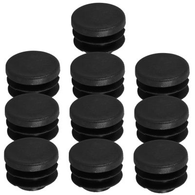NOLITOY Handlebar Bar End Plugs 10 Pack for Mountain Bikes Black Plastic Bike Handlebar End Caps Grip Plugs