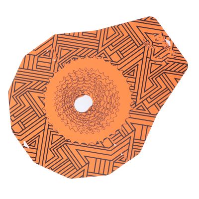 SPYMINNPOO Disc Brake Cover, Oil Prevention Wash Cover for Mountain and Road Bikes Geometric