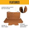 Carhartt Universal Fitted Nylon Duck Cargo Liner, Durable Water-Repellent Liner, Fits a Variety of Cargo Area Sizes, Black view 2
