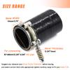 WYSIWYKA 4 Pack T-Bolt Hose Clamps, Stainless Steel Hose Clamp with Reinforcement Spring for Pipe, Turbo Intake Intercooler Clamp Working Range 2.24"-2.55"57-65mm view 2