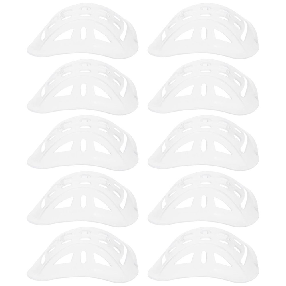 Mikikit 10pcs Helmet Chin Cushions Ergonomic Hard Hat Chin Protectors for Enhanced Comfort and Breathability Compatible Safety Helmets