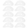 Mikikit 10pcs Helmet Chin Cushions Ergonomic Hard Hat Chin Protectors for Enhanced Comfort and Breathability Compatible Safety Helmets view 1
