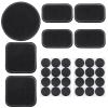 Universal Airsoft Helmet Padding, Helmet Replacement Foam Padding Kits Set,Helmet Pads Airsoft Helmet Accessories for Fast-Style/Mich/ACH/USMC/PASGT Helmet(Black) view 1