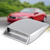 Universal Silver Car Hood Bonnet Air Intake Scoop Vent Cover, Decorative Sticker view 4