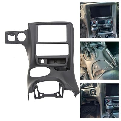 KUAFU Double Din Stereo Dash Installation Kit Compatible with 1997-2004 Chevrolet Corvette C5 Replacement for 10407815 Dash Bezel Black