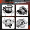 CCIYU Wheel Hub 1pc Front w/ABS 513206 for Chevrolet COBALT 2005-2010 view 4