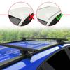 apline Compatible with Opel Zafira Family B 2011-2014 Hook Model Car Roof Rack Cross Bar Black Aluminium 2 Bars view 2