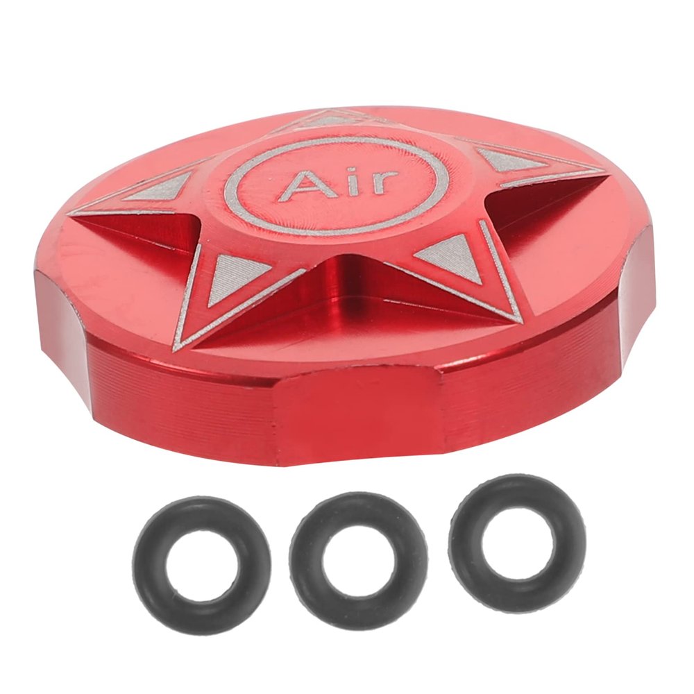 INOOMP Replaceable Aluminum Alloy Front Fork Cap for Mountain Suspension Fork Cover Easy Installation for Shock Absorption and Bike