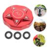 INOOMP Replaceable Aluminum Alloy Front Fork Cap for Mountain Suspension Fork Cover Easy Installation for Shock Absorption and Bike view 2