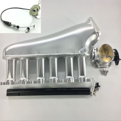 2JZ-GE Billet Intake Manifold Fuel Rail 90mm Throttle Body
