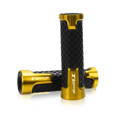 RESKIO Motorcycle Handlebar Grips 7/8" 22mm Motorcycle Anti-Slip Handle Bar Handlebar Grips for Suzuki TL1000S TL 1000 S 1997 1998 1999 2000 2001 All Years Handlebar Grips (Color : Gold)